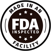 FDA inspected facility seal.